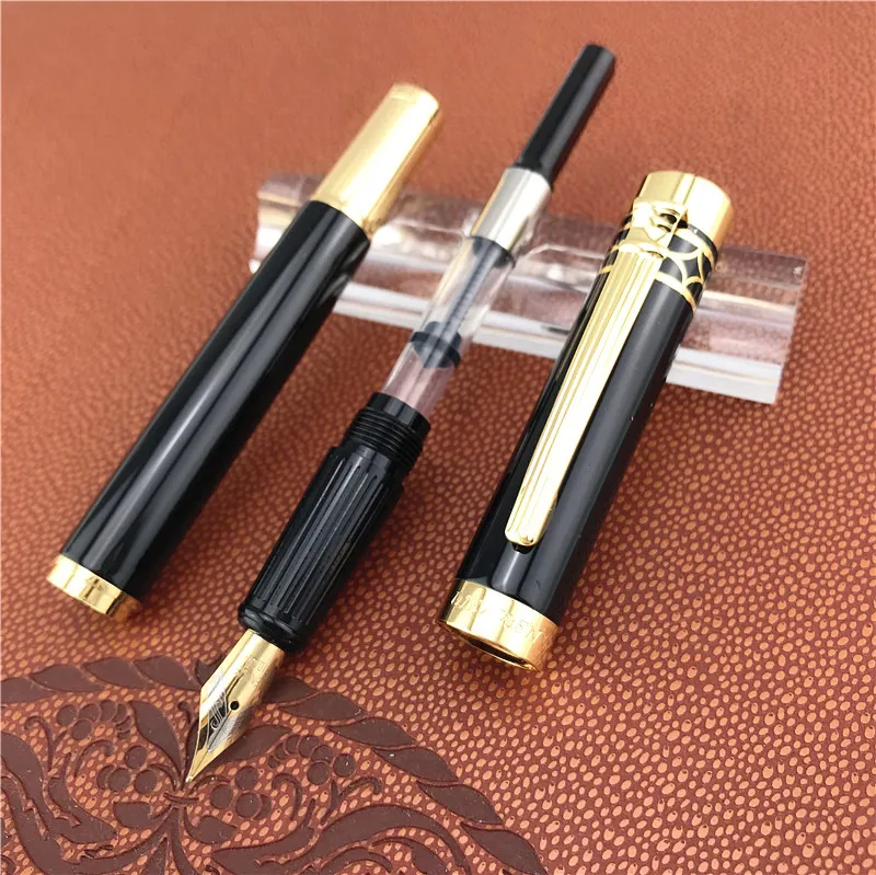 MONTE MOUNT luxury dragon fountain pen promotion metal ink pens school stationery business gift father friend present 044