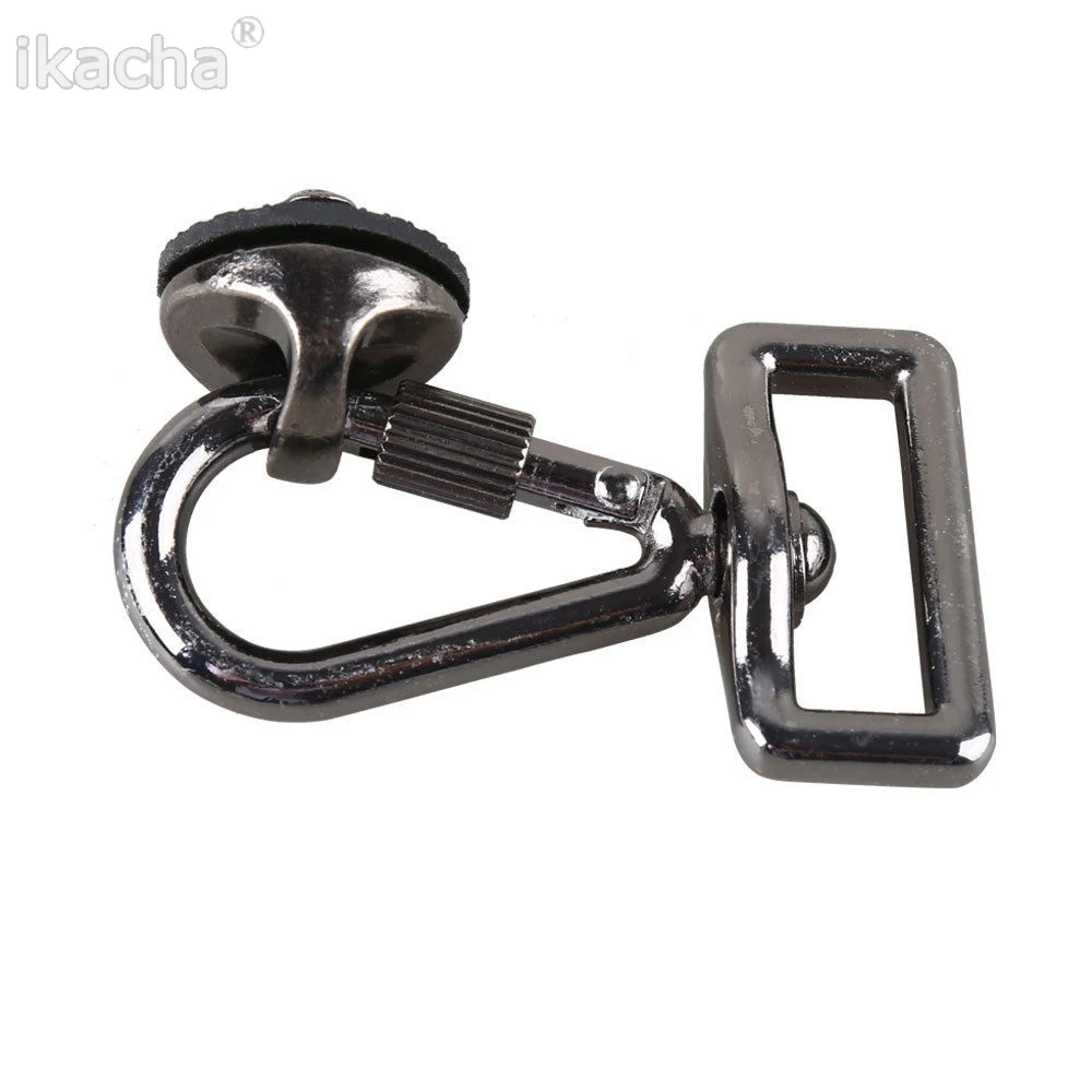 

DSLR Camera 1/4" Screw Connecting Adapter +1/4"Connecting Hook For Shoulder Sling Neck Strap Belt Camera Bag Case