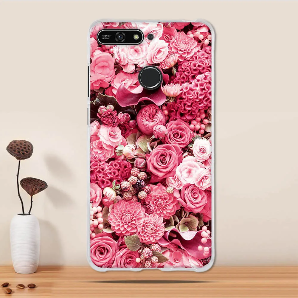 Чехол для телефона Huawei Honor 7A Pro чехол Y6 Prime 2018 накладка из ТПУ силиконовый