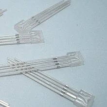 1000 шт. x 2x5x5 RGB 4Pin прозрачные линзы общий анод/катод 255RGB квадратный прямоугольник сверхяркий светодиодный длинные ноги