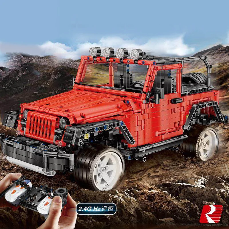 

Lepin 20090 Technic Toys The Legoingly MOC-5140 Jeep Wrangler Rubicon Set RC Off-Road Vehicle Building Blocks Bricks Kids gifts