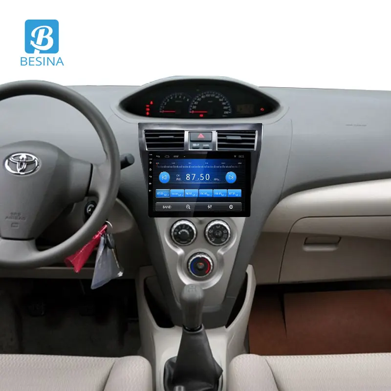 Besina 9 дюймов Android 8 0 автомобильный радиоприемник для TOYOTA vios 2009 20102011 2013