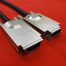 SFF-8470-SFF-8470 CX4 INFINIBAND SAS пластиковый винтовой кабель 0,5 метров