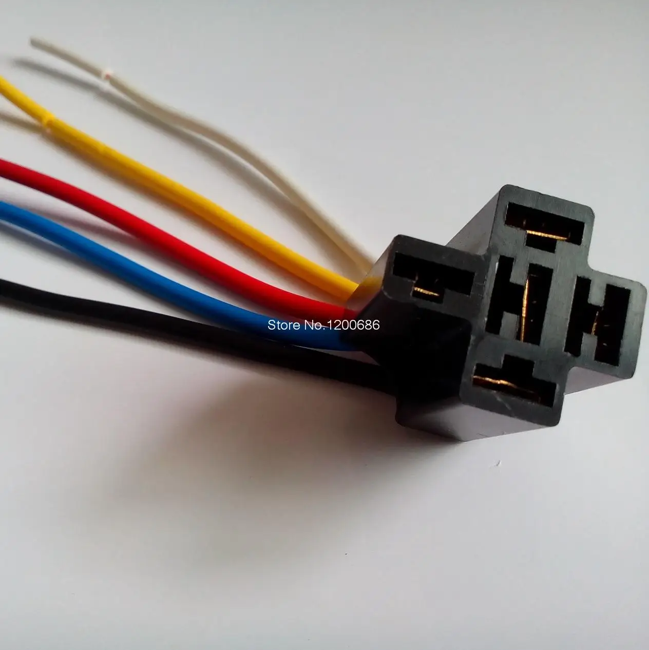 Релейный разъем с 5 проводами|relay socket|socket relaywired relay |