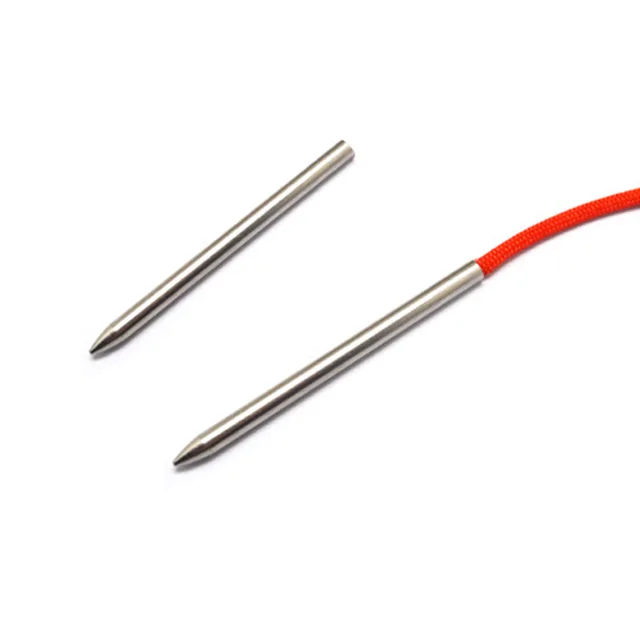 3inch Steel Paracord Needle With Screw Thread Shaft Tip Stiching Needle Fid For Stitch Knitting