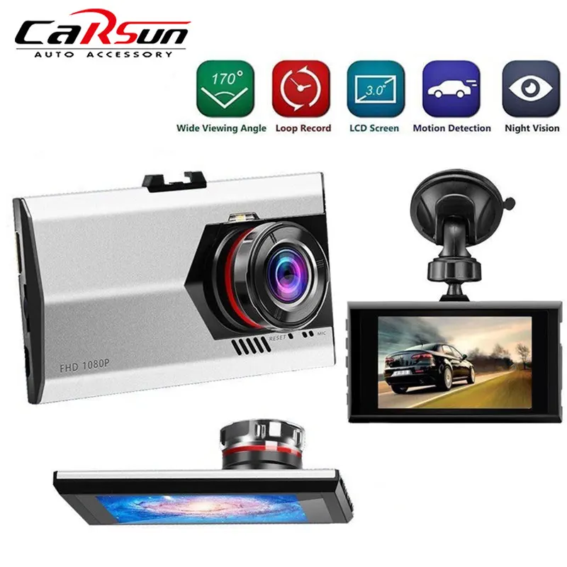 

1080P Dash Cam DVR Car Camera Recorder Dashcam Car Camera Full Hd Night Vision Camcorder Video Recorder
