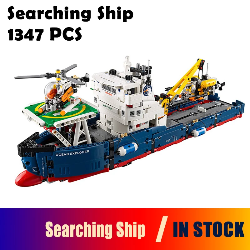 

Compatible with Lego Genuine Technic 42064 20034 1347pcs Searching Ship Set building blocks Figure Bricks toy for children
