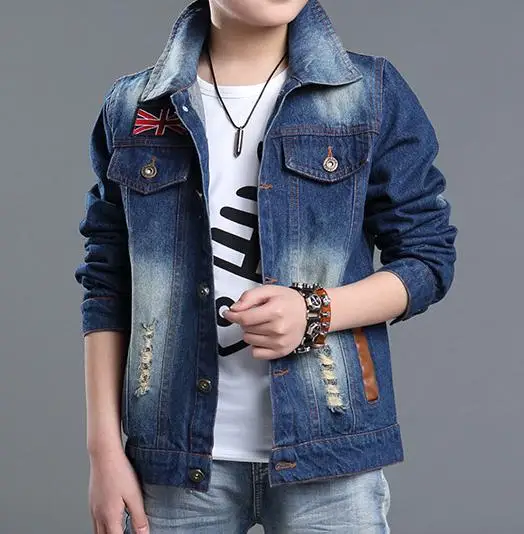 Free Shipping Chaqueta Children Jackets Boys Jeans Jacket Girl Kids