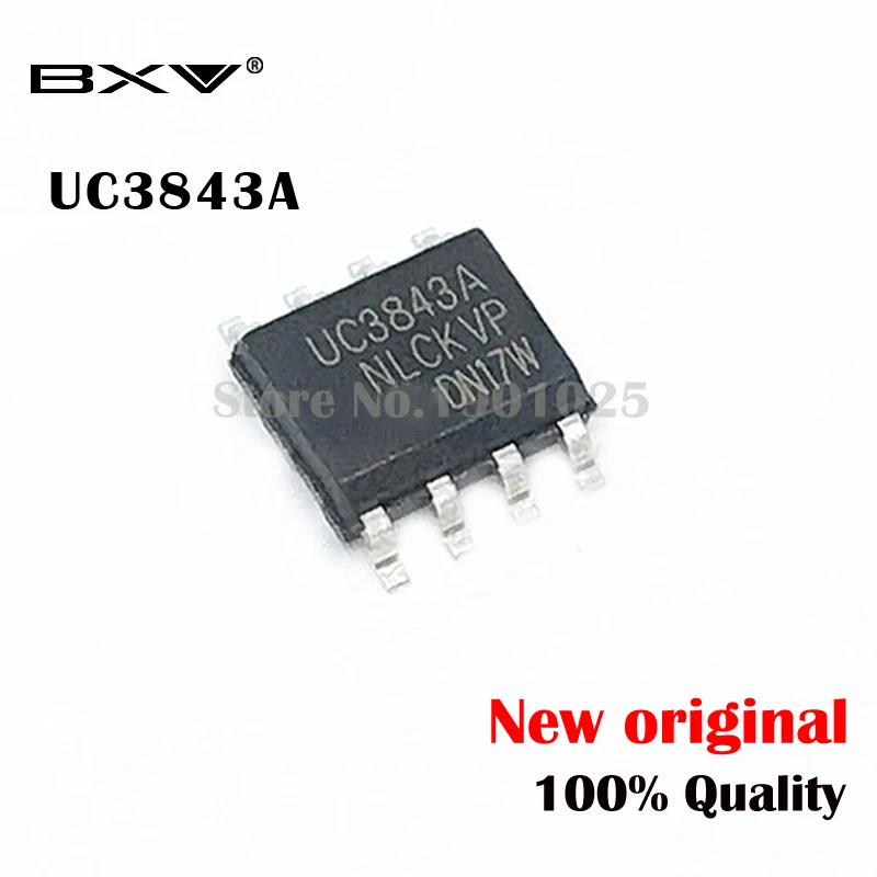 10 шт./лот UC3843A лапками углублением SOP-8 UC3843 СОП SMD и IC