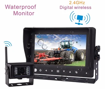 

7"Digital Screen TFT LCD Waterproof Monitor Built-in 2.4GHz Digital Wireless Receiver ( includes 1 Pcs Waterproof IR Camera)