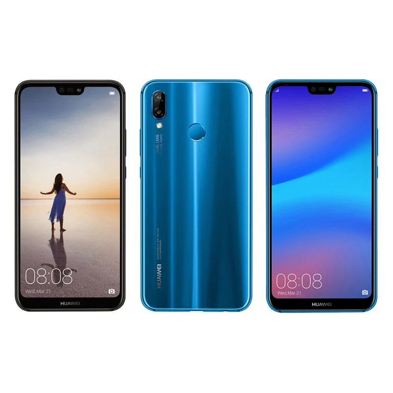 Смартфон huawei P20 Lite Nova 3e 128 GB мобильный телефон Лицо ID 5 84 &quotэкран Android 8 0 3000 mAh OTA
