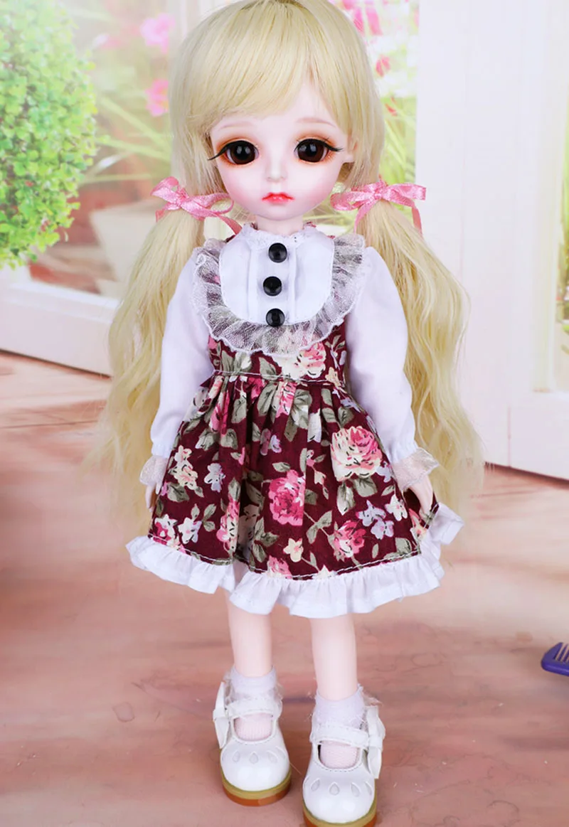 F 1/6 BJD кукла BJD/SD прекрасная кукла для маленькой девочки подарок на день рождения - Цвет: F