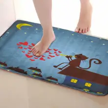 Cat Стиль Ванная комната Коврики, забавные Нескользящие Для ванной Коврики, Занавески для душа Интимные аксессуары, Коврики Чинг вашей душе Шторы