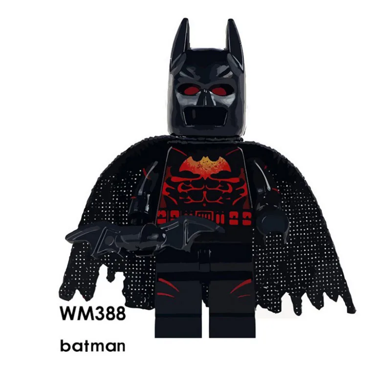

Single Sale Super Heroes Star Wars 388 batman Model Mini Building Blocks Figure Bricks Toys kids gifts Compatible Legoed Ninjaed