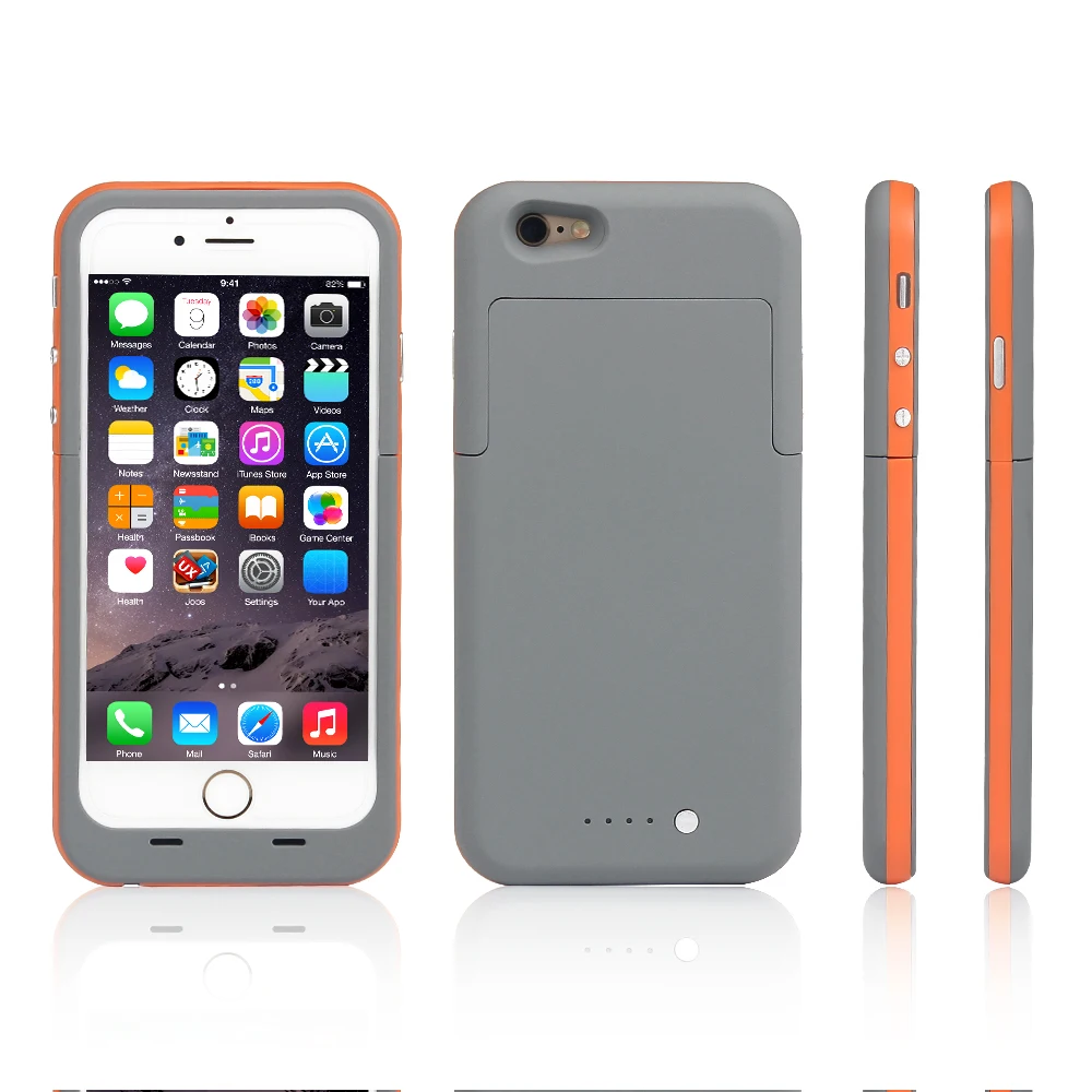 Ultrathin 3800mAh External Backup Protective Battery Case Cover for