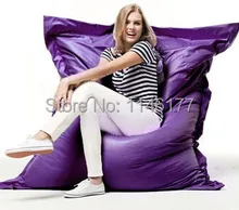 Ywxuege No Filling ! Purple Bag Chair Cover Bean Bags,Beanbag Sofa Cover Bean Bag Covers Only One Seat