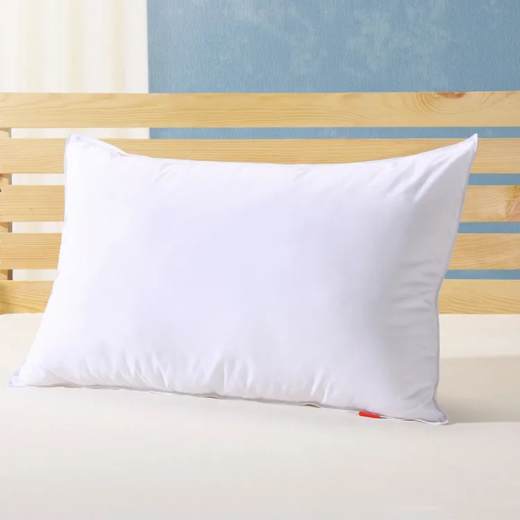 Single pillow 80 white goose down pillow queen 20*30 inches white