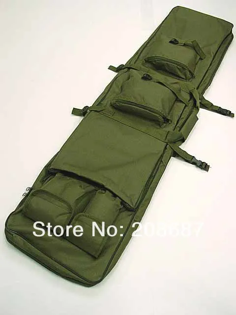 48 дюймов Чехол для боевой винтовки SWAT Двойной Тактический стрелковый чехол сумка для ружья OD