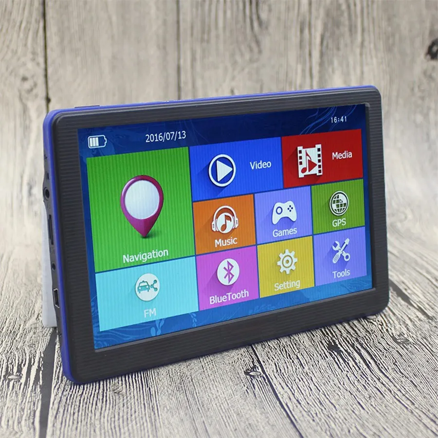 TOPSOURCE 7 ''грузовик автомобиль gps навигации Win CE 6 0 8 ГБ AVIN Bluetooth емкостный экран