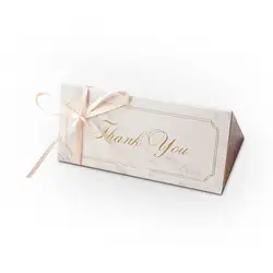 10/20pcs треугольная бронзовая коробка свадебные сувениры и Подарочная коробка для конфет Свадебные подарки для гостей свадебные украшения