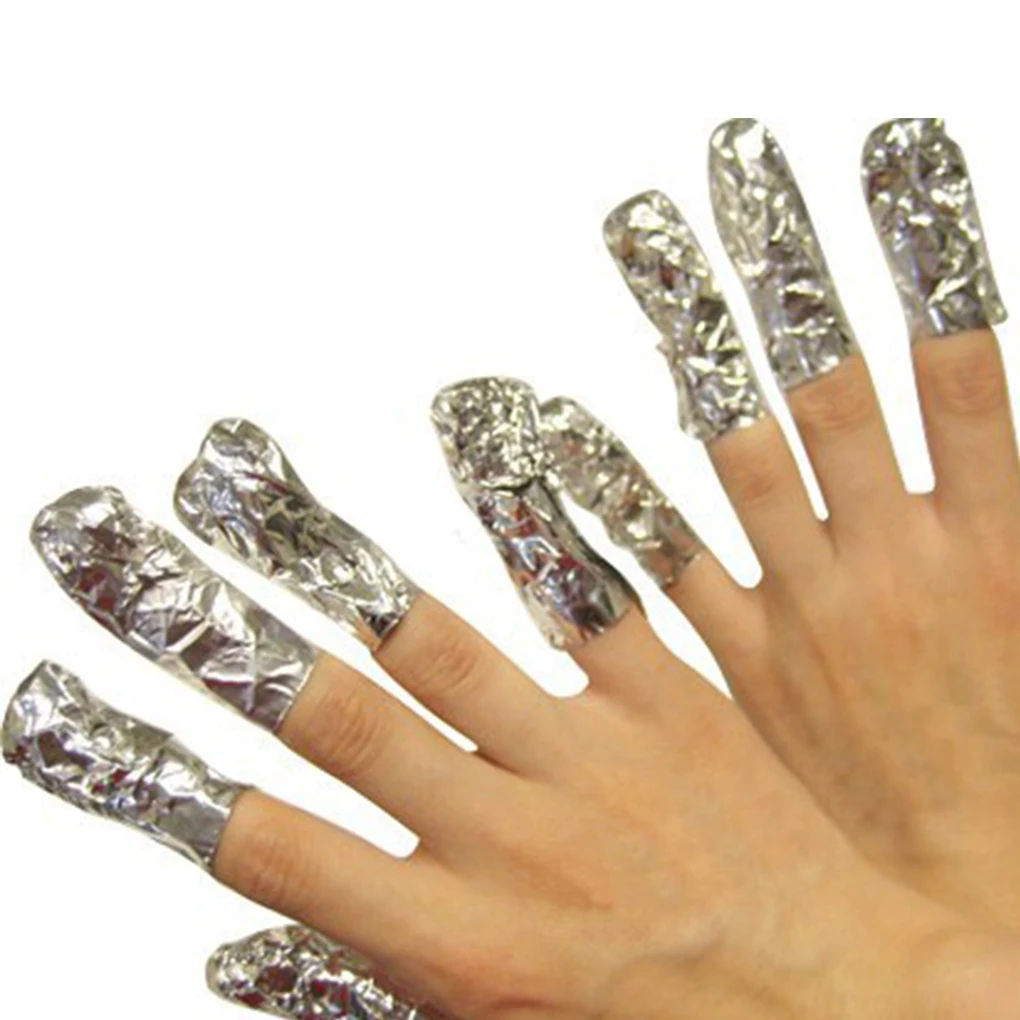 

HONGNUO 100 PCS Nail Remover Wraps Foil Soak Off UV Gel Acrylic Nails Art Polish Tools Cuticle Oil Tools