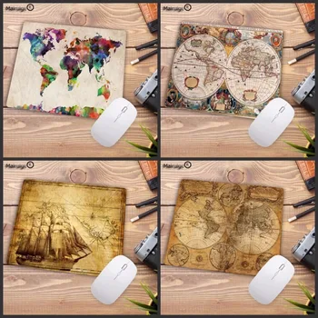 

Mairuige 2018 Fashion Old World Map Mouse Pad large pad to mouse notbook computer mousepad gaming mouse mats to mouse gamer