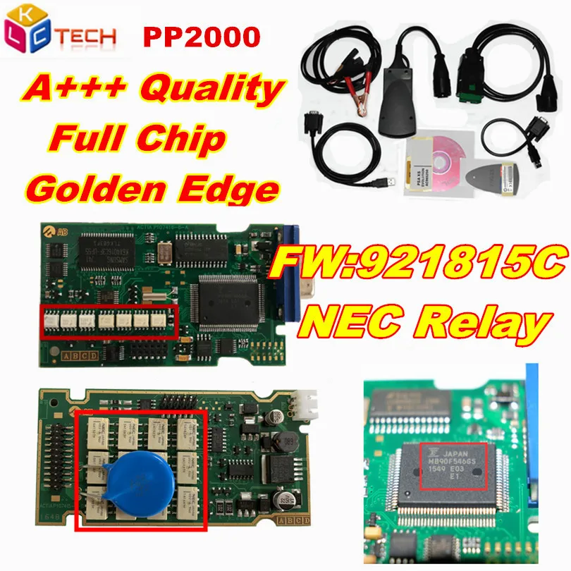 

A+ Quality PCB Board Lexia Lexia3 PP2000 Full Chips With Diagbox V7.83 Lexia 3 Firmware No.921815C DiagnosticTool