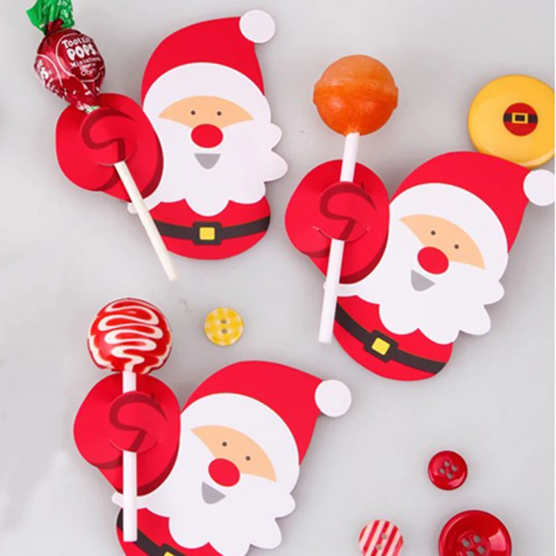 50pcs hot sale penguin santa claus lollipop paper card decoration birthday party candy decor christmas candy gift for kids in party diy decorations from - Santa Claus Cards 50pcs hot sale penguin santa claus lollipop paper card decoration birthday party candy decor christmas candy gift for kids in party diy decorations from - Santa Claus Cards