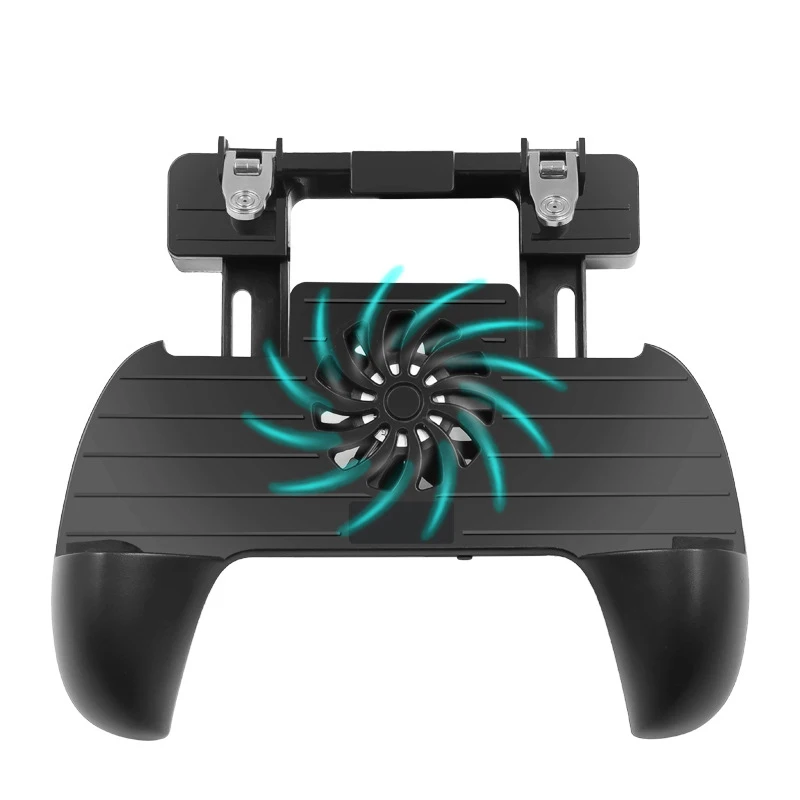  Mobile Game PUBG Controller Gamepad Portable Cooling Fan Mobile Gaming Trigger For PUBG/Fortnite Ga
