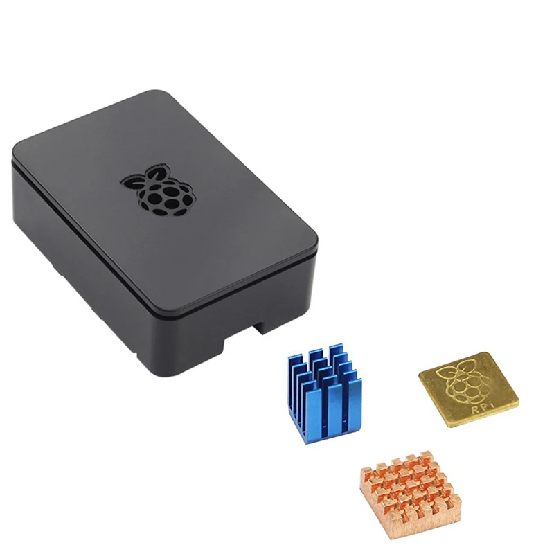 Для Raspberry Pi3 Модель B + ABS Корпус крышки коробки оболочки с Алюминий радиатор для Raspberry PI 3 Model B + плюс, PI 3/2