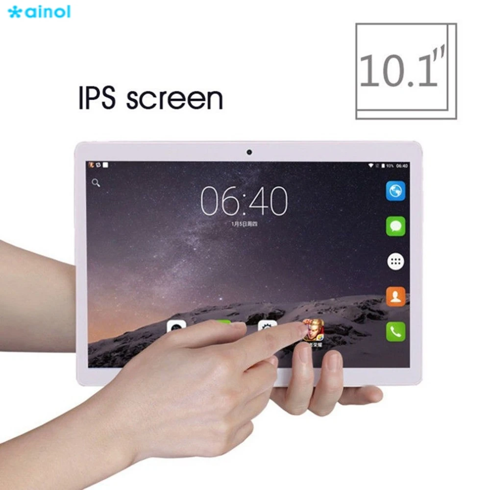 

Ainol 8000mAh 10.1 Inch Tablets PC 32G 1280*800 OTG Dual Cameras Tablet Android 7.0 Octa-Core WIFI 3G Metal Tablets US/EU/AU/UK
