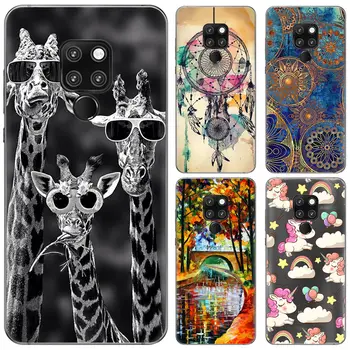 

Slim Painted Tpu Cover For Huawei Mate 20 Ultra Thin Silicone Soft Back Case For Huawei Mate 20 Pro Anti-Slip Case Coque