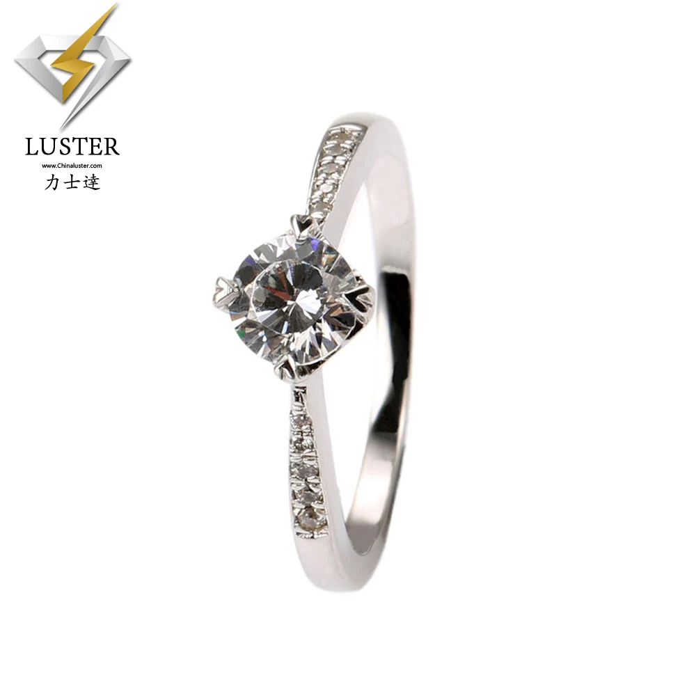 

Best moissanites stones 925 silver engagement wedding promise rings diversified latest designs