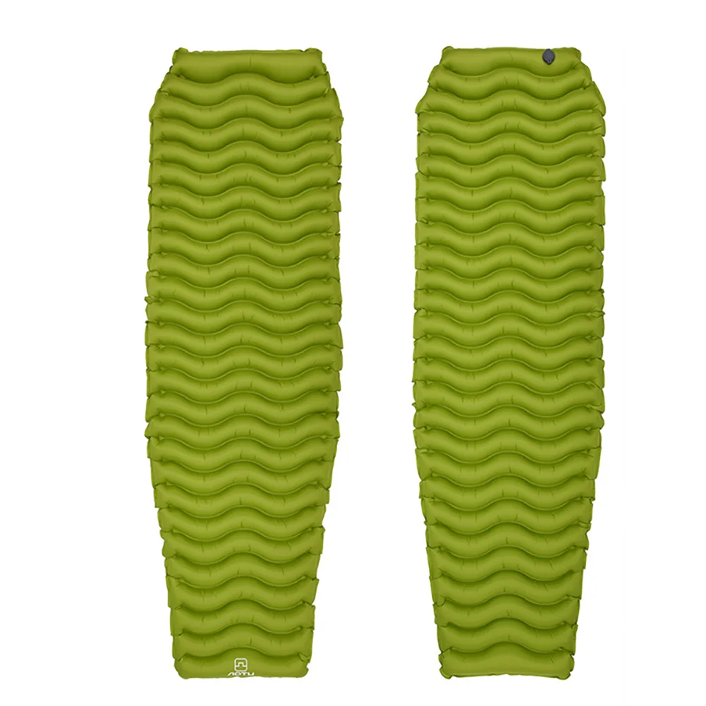 جديد خفيفة للغاية في الهواء الطلق موجة الهواء نفخ فراش التخييم حصيرة تميل سرير جديد خفيفة للغاية في الهواء الطلق موجة الهواء نفخ فراش التخييم حصيرة تميل سرير