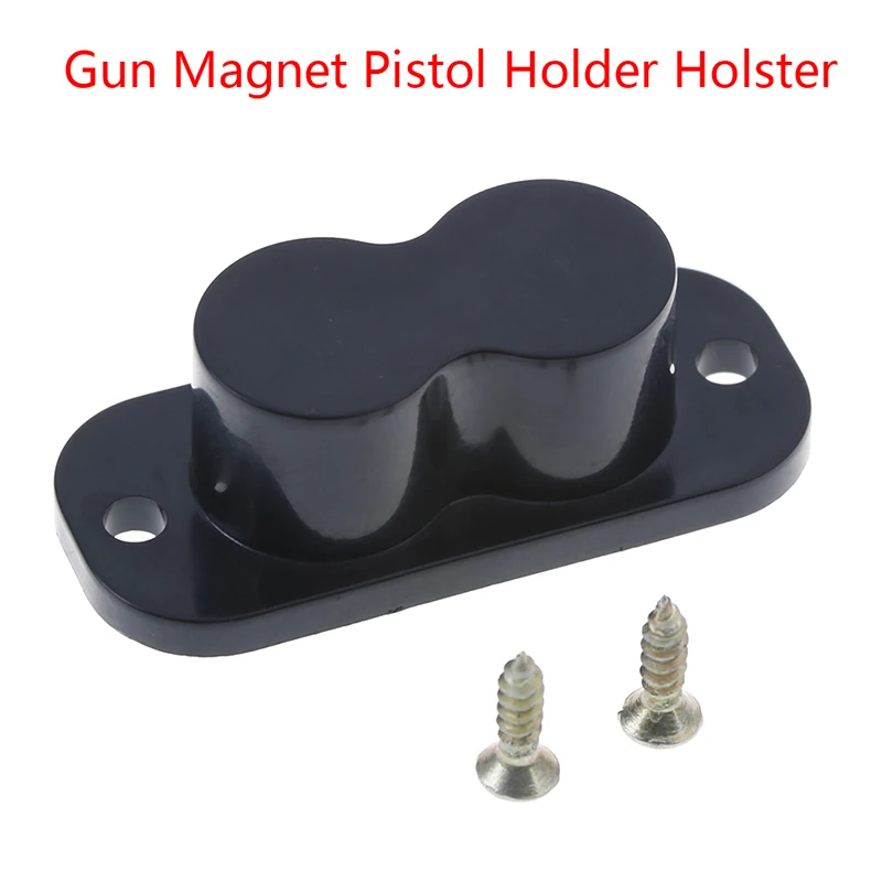 

2Pcs/set Concealed Magnetic Gun Holder Holster Gun Magnet 25LB Rating for Car Under Table Bedside