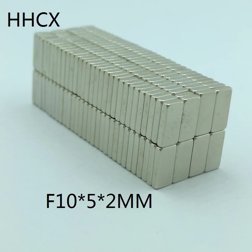 10 20 50 100 шт./лот магнит 10х5х2 мм N35 Сильный квадратный NdFeB редкоземельный магнит 10*5*2 мм неодимовые магниты 10 мм x 5 мм x 2 мм