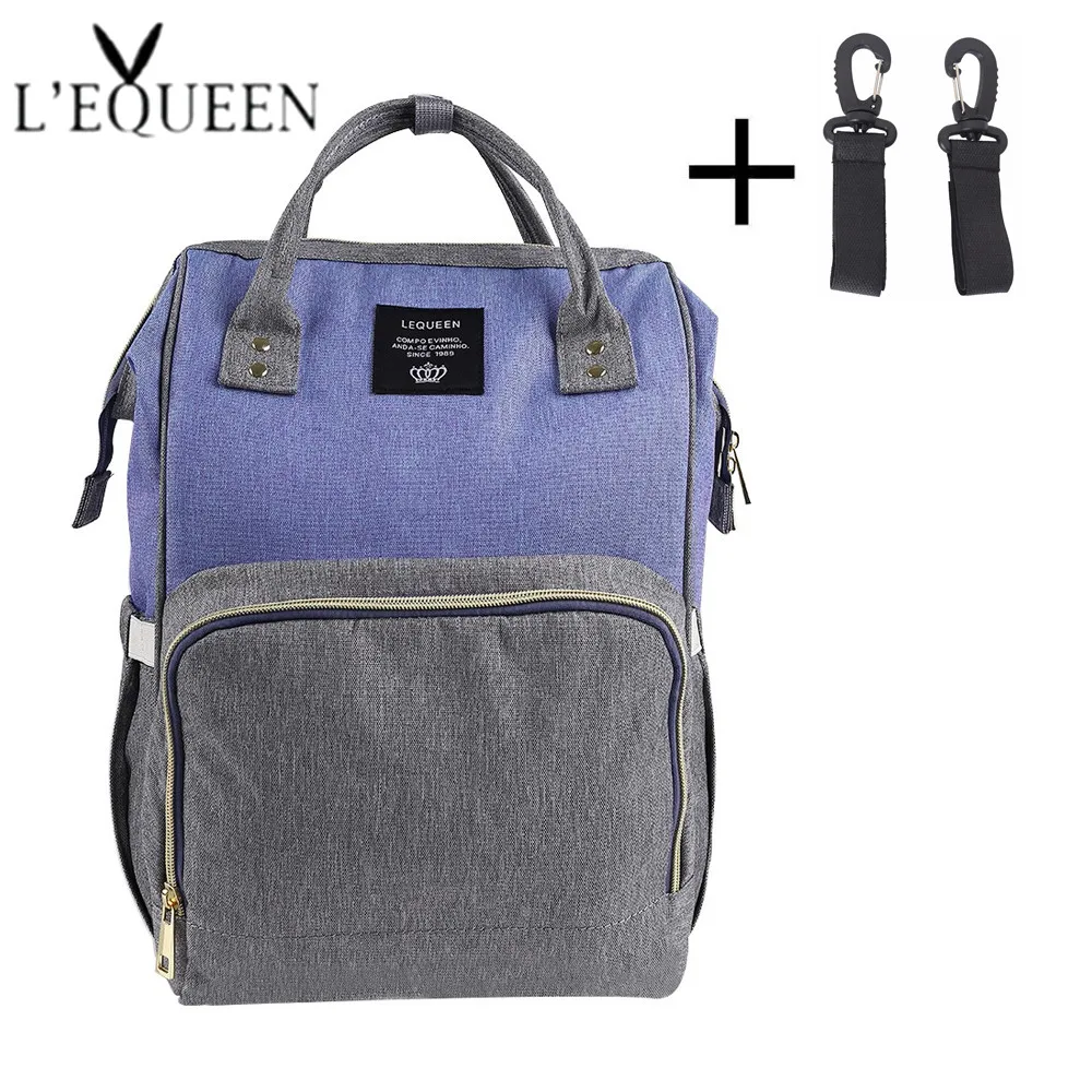 

Patchwork Design Diaper Bag New Style Mummy Travel Backpack Large Stroller Maternity Bag Baby Nappy Organizer for Baby Care