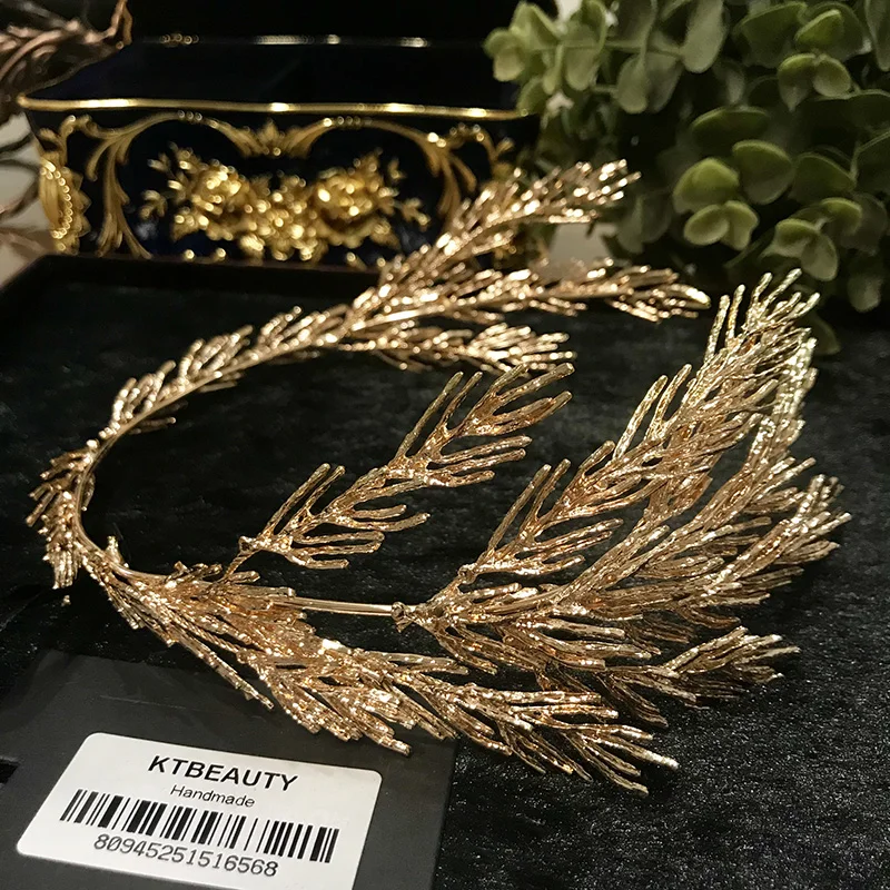 

New Luxury Golden/Silver Handmad Crown Tiara Fashion Hairband Royal Bridal Wedding Dressing Crown Accessory Women Jewelry