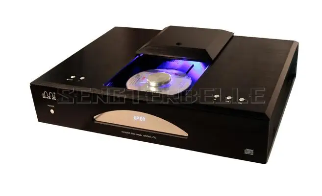 Готовая MC500-CD SAA7824 аудио плеер 12AU7 вакуумная трубка CD плеер - Цвет: Черный