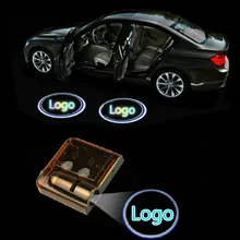 JURUS Wireless Car Projector Led Car Door Light Logo Ghost Shadow Laser Welcome Light For Ford Emblem Interior Light Car-styling