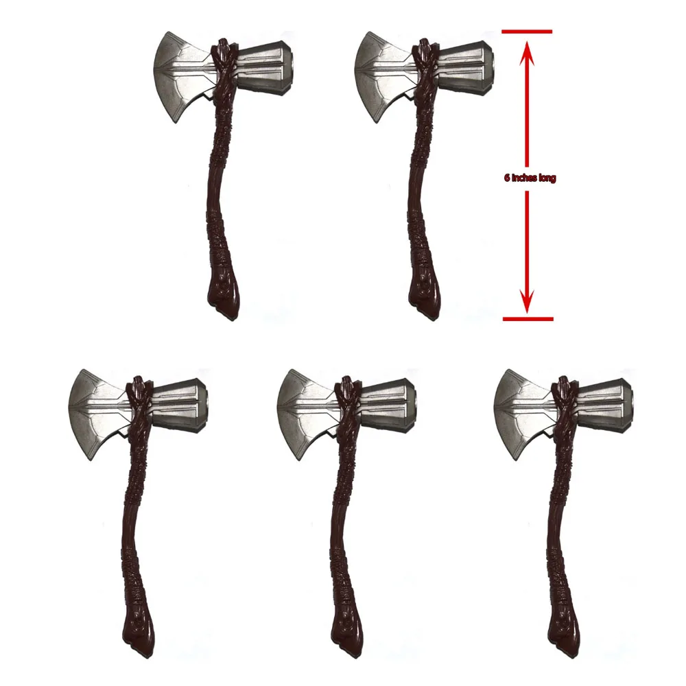 

Lot of 5 Marvel Avengers Infinity War Thor's Weapon Axe Plastic 6 Inches Long For 12 Inches Figure