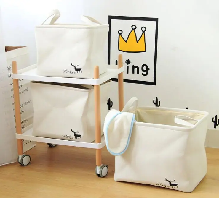 

Foldable Linen Laundry Storage Basket Laundry Basket Dirty Clothes Organizer Box Toys Storage Box Basket Clothing Home Storage