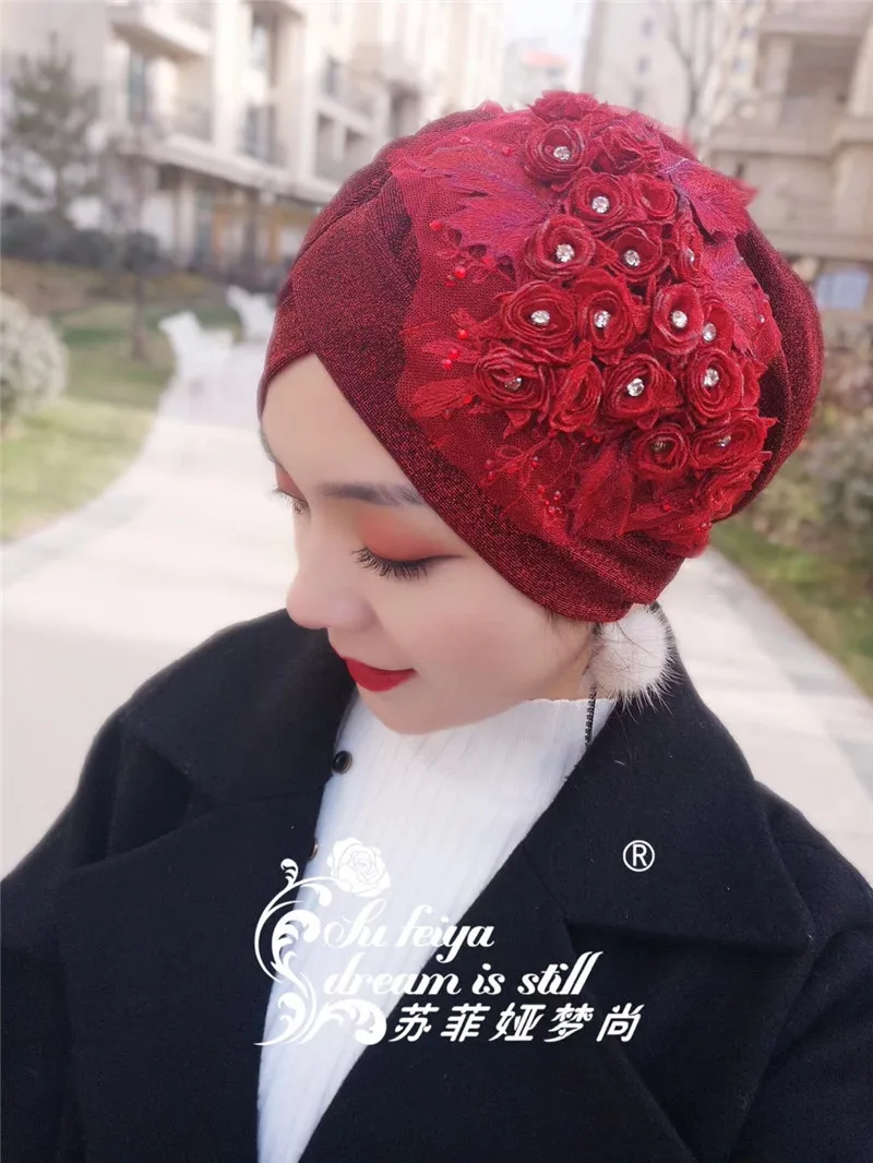 

Muslim women scarf embroidery hijabs instant shawls