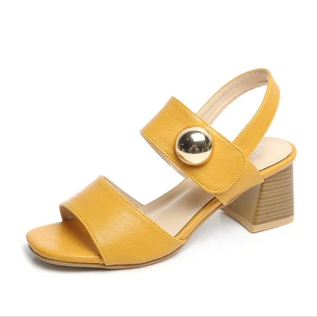 2018 Ankle Strap Heels Women Sandals Summer Shoes Women Open Toe Chunky High Heels Party Dress Sandals Big Size