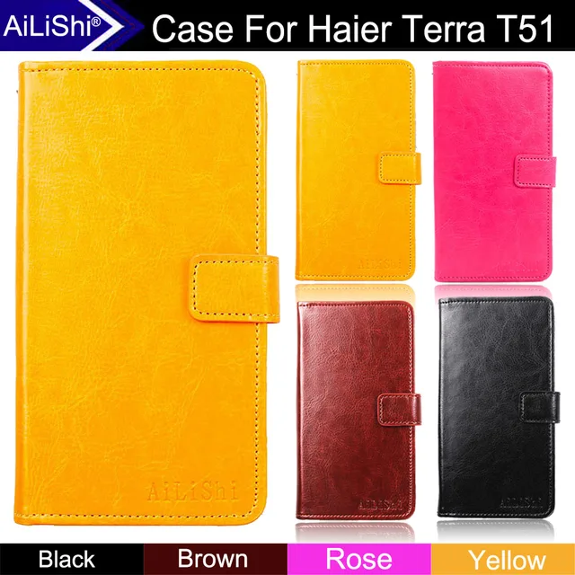 Best Offers AiLiShi Factory Direct! Case For Haier Terra T51 Luxury Flip Fashion PU Leather Case Cover Phone Bag Wallet Card Slot +Tracking