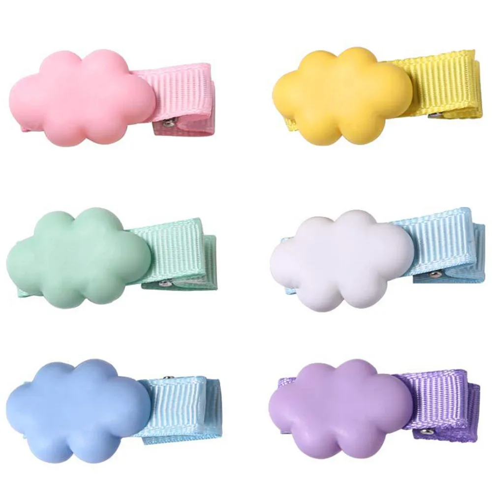 

Cute Colorful Hairclips Resin Cloud Lollipop Rainbow Hairpins Children Sweet Hair Clips Barrettes Headband Kids Hair Accessories