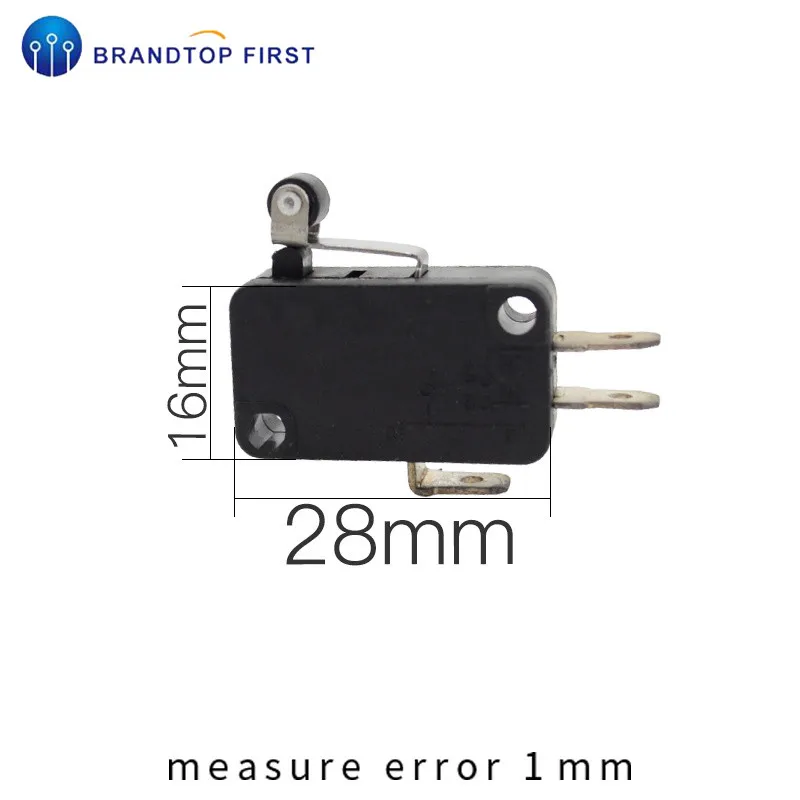 V-15 V-151 V-152 V-153 V-154 V-155 V-156-1C25 микропереключатель 16A 250VAC SPDT мгновенного путешествия концевой выключатель 1NO1NC рычаг ролика