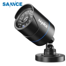 SANNCE Surveillance analog Camera HD 1MP 720P 3.6mm Weatherproof IP66 IR Cut Night Vision video camera for video surveillance