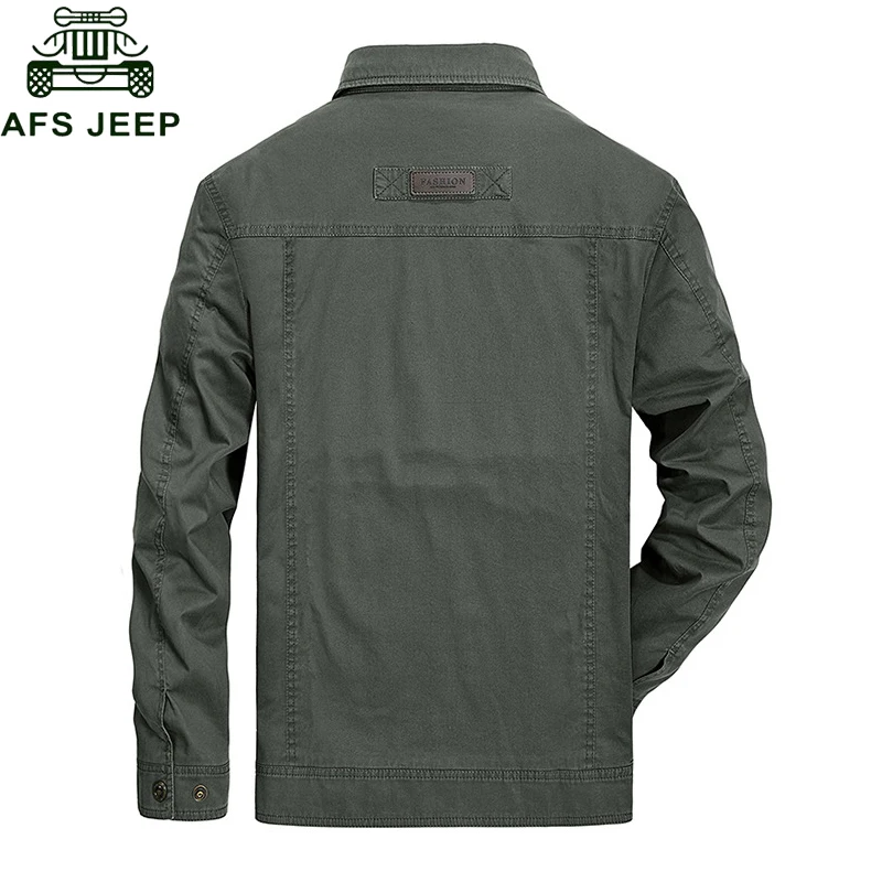 Afs jeep ماركة ربيع الخريف سترة الرجال العسكرية القطن سترات معطف ذكر زائد حجم 4xl السترات عارضة الرجال jaqueta الغمد