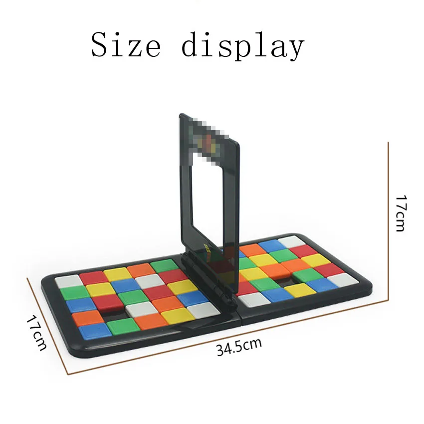 

Race Board Game Parent-child Slide double game cube puzzle Funny Family Party Magic Cubes Toys puzzles For kids adults A